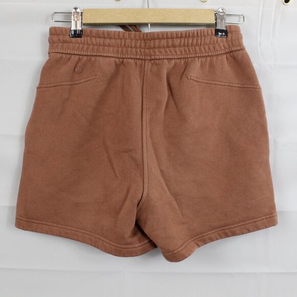 Lululemon Shorts Womens 4 Loungeful High Rise Short 4 Brown Comfy Cozy Fleece - Picture 6 of 13